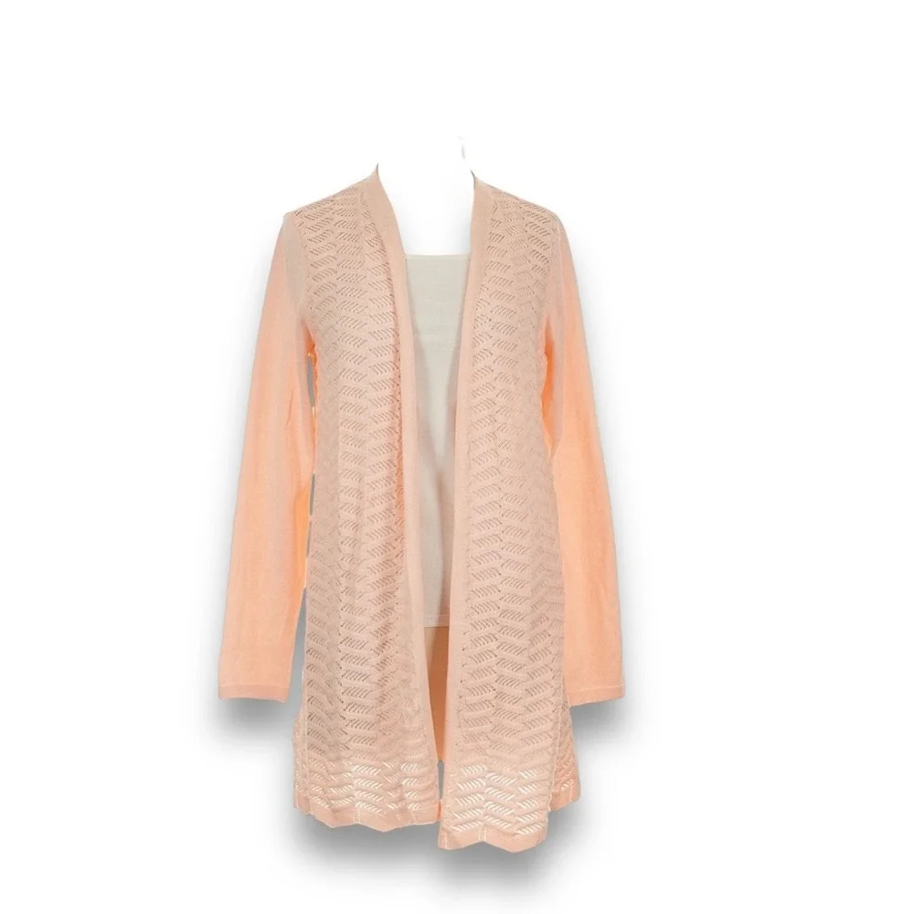 Charter Club Cardigan Small Coquette Romantic Resort Feminine Ethereal Normcore